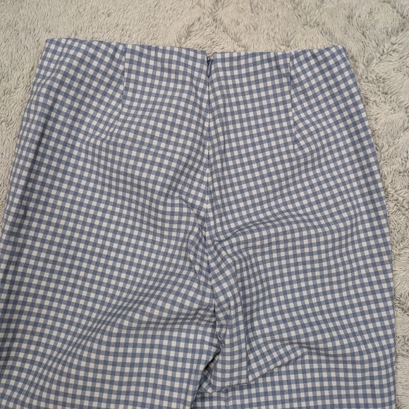 Rag & Bone Pants Women's 4 Blue White Gingham Check Simone Stretch Equestrian - Picture 9 of 9